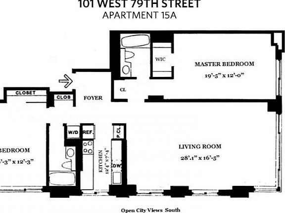 2nd image of 101 W 79th St APT 15A