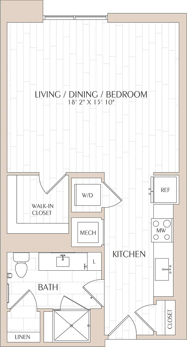 Floor plan Studio-S02