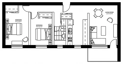 Floor plan 3 East 37th - Plan B