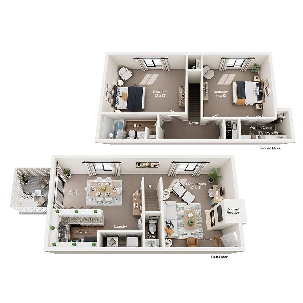 Floor plan Delany (TH)
