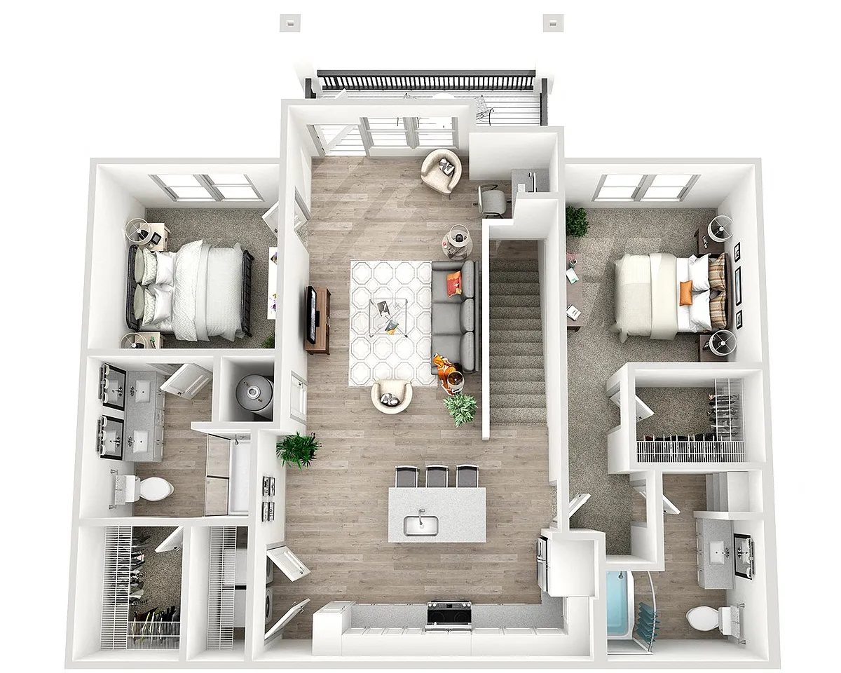 Floor plan B1B