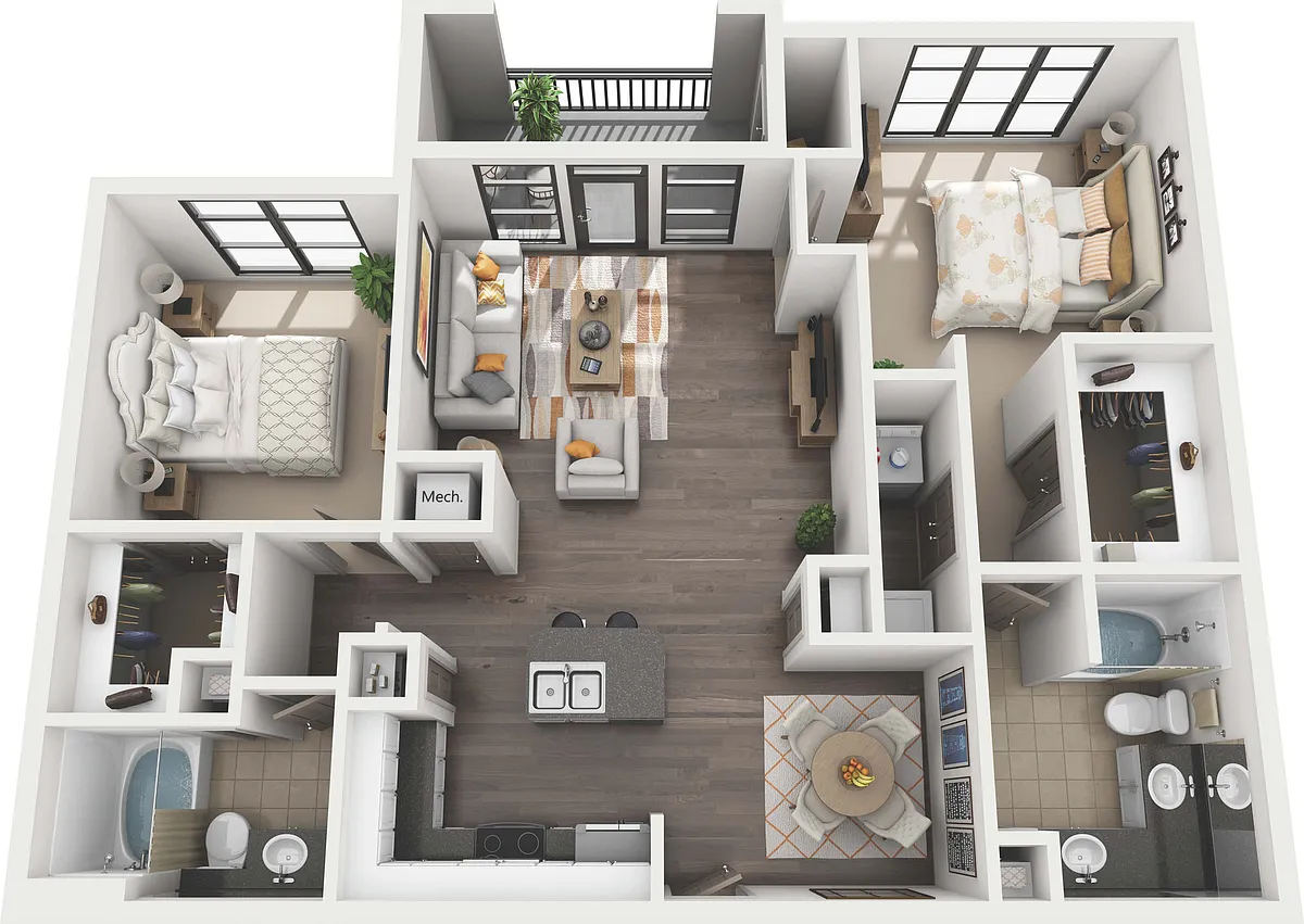 Floor plan B3 - Thomas