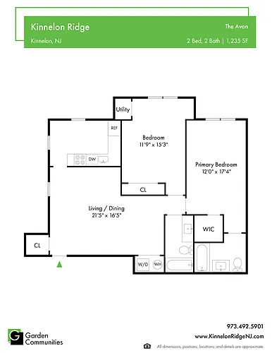 Floor plan $2.10/sq.ft. - The Avon