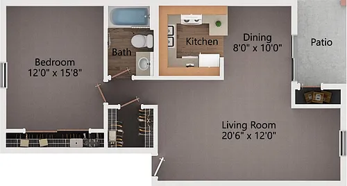 Floor plan The Cabin Cruiser