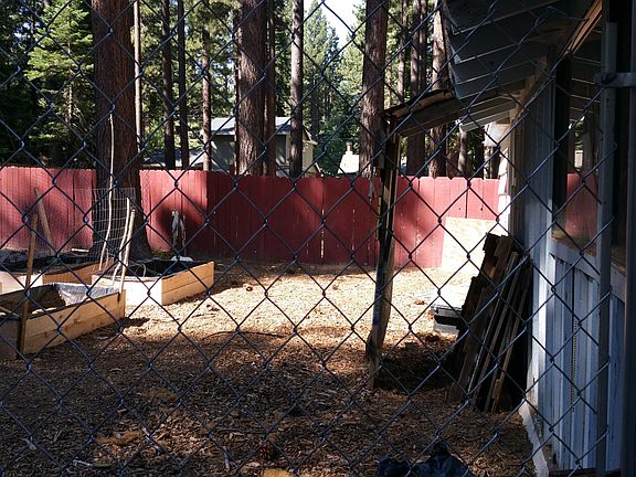 Part of back fence
