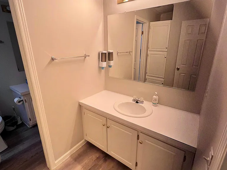Vanity area attached second master suite