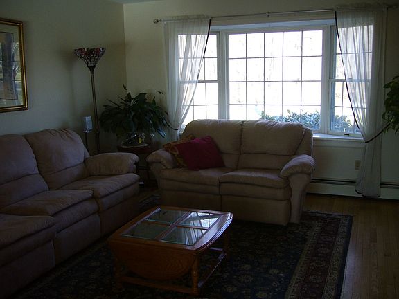 Bay window in family room