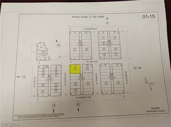 414 N 4th St, Goldfield, NV 89013