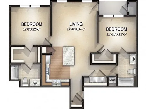 Floor plan Moroccan I