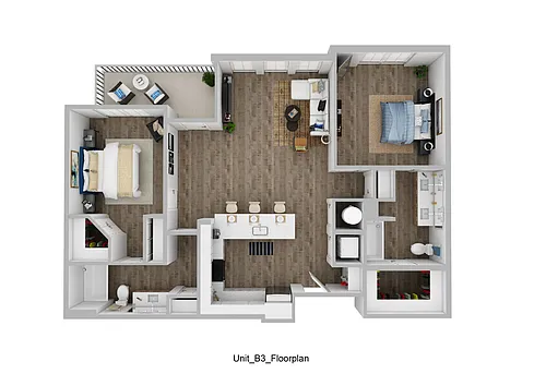 Floor plan B3