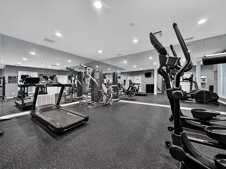 Upgraded 24-hour fitness and wellness center at Westwood Village Apartments in Westland, MI.