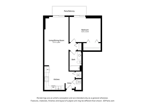 Floor plan A6 - 120