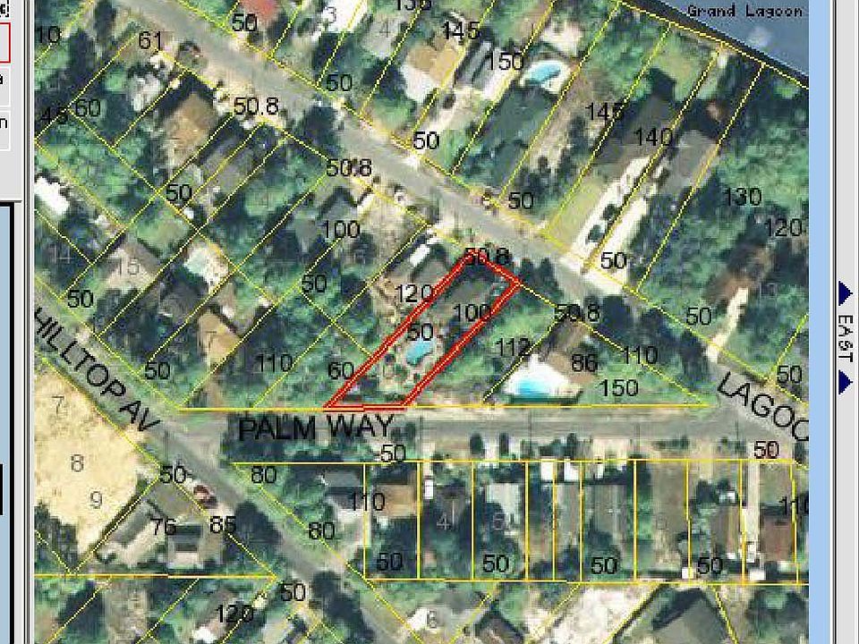 Actual property line aerial