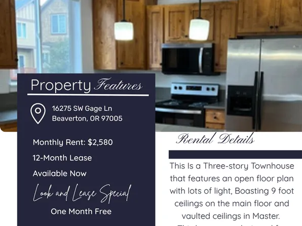 16275 SW Gage Ln, Beaverton, OR 97006