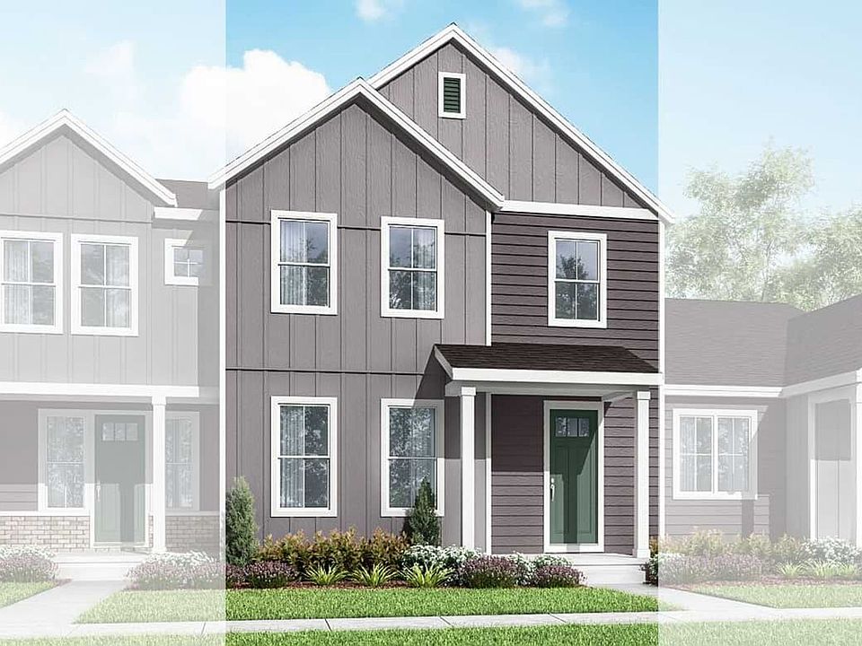 3-Unit Modern Farmhouse Elevation