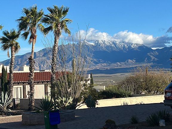 Snow on the Santa Rita Mountains from Desert Hills II.