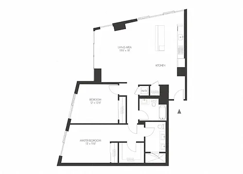 Floor plan 2B