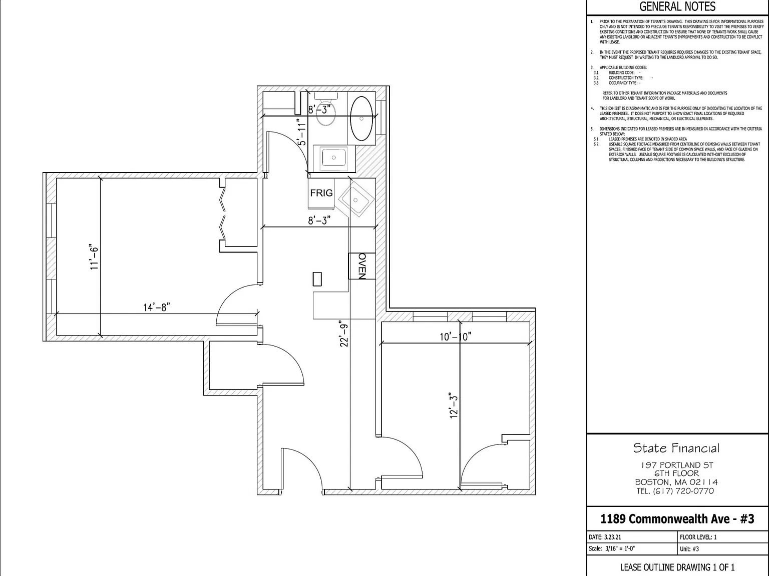 2 bed, 1.0 bath, $2,800 — Photo 1