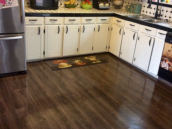 New floor in kitchen