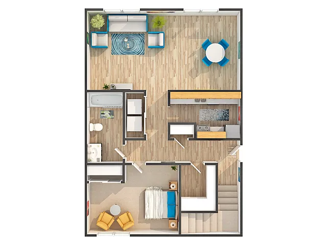 Floor plan Ponderosa