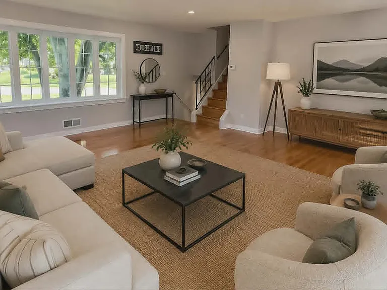 Virtually Staged Living Room