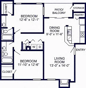 Floor plan 2C