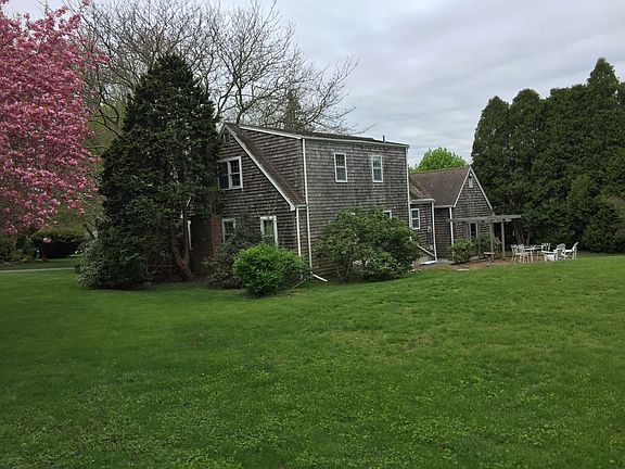 Backyard and patio area
