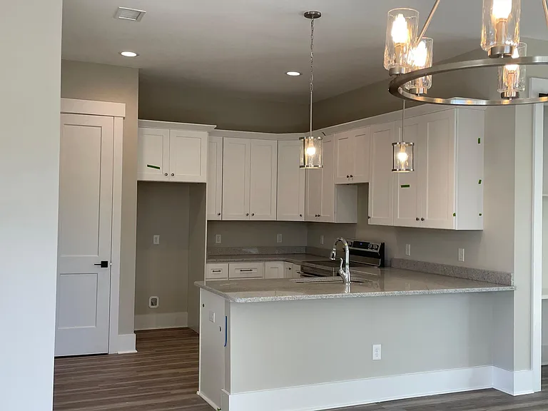 Kitchen almost complete..will have full size stainless refrigerator