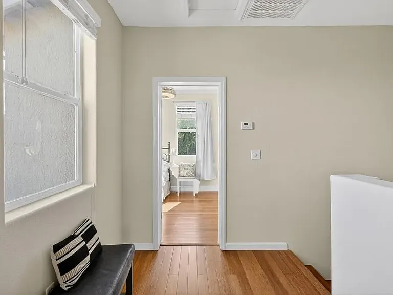 Hallway between the guest and master bedrooms