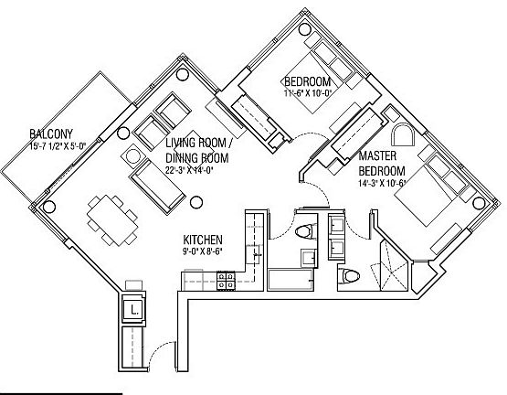 2nd image of 525 Clinton Ave #E5
