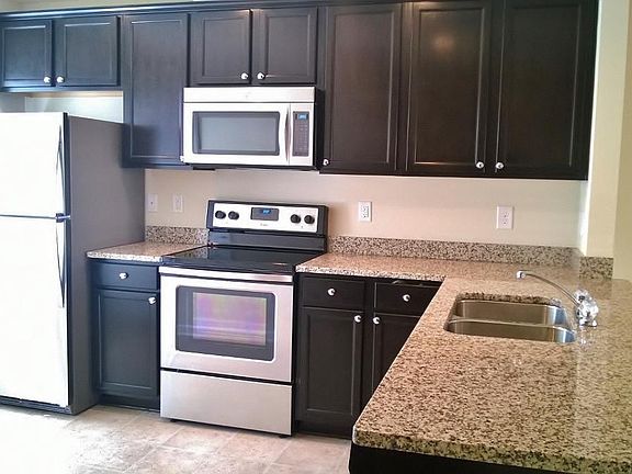 Kitchen with Stainless steel appliance