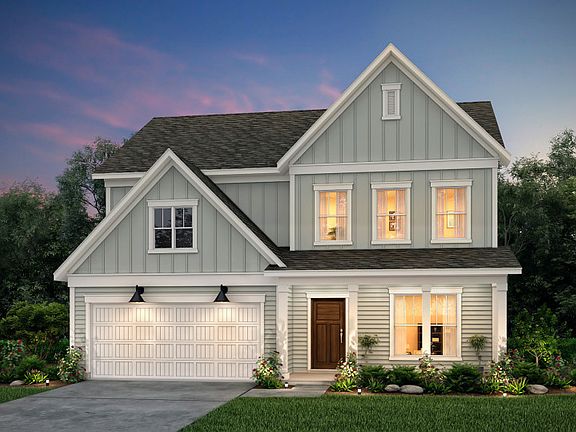 Mercer Exterior 15 with board and batten siding and full front porch.