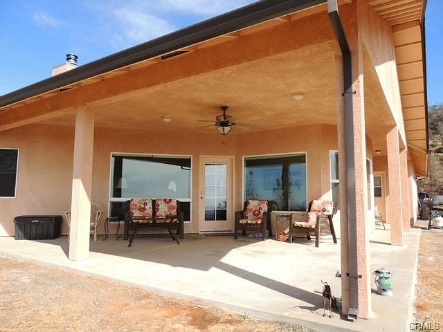 Porch overlooking panoramic views