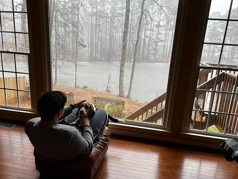 The mood during winter is so awesome, the view is so great!