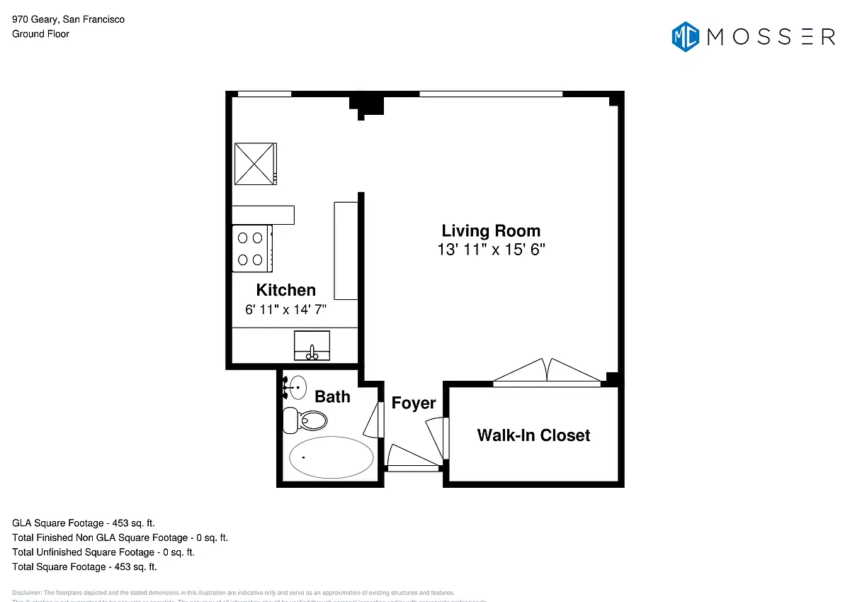 Floor plan Studio