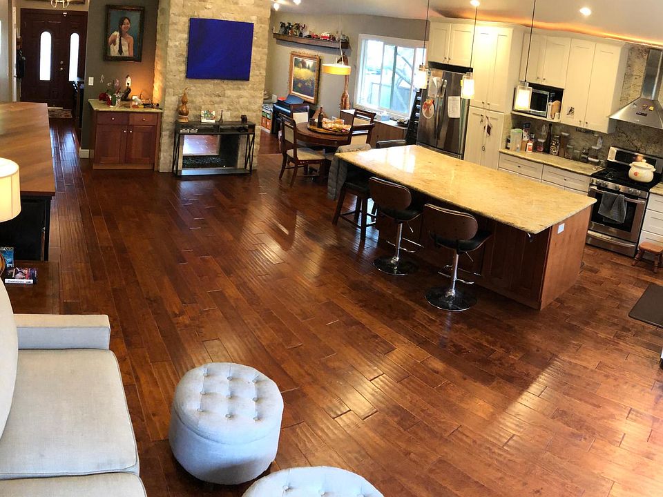 Family Room with Open Kitchen