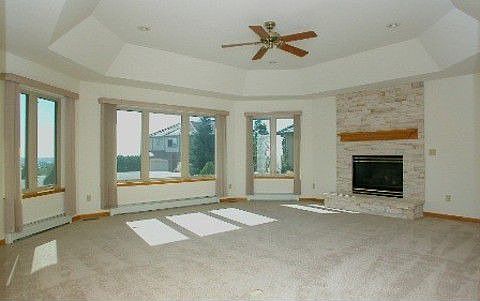 living room from front entry