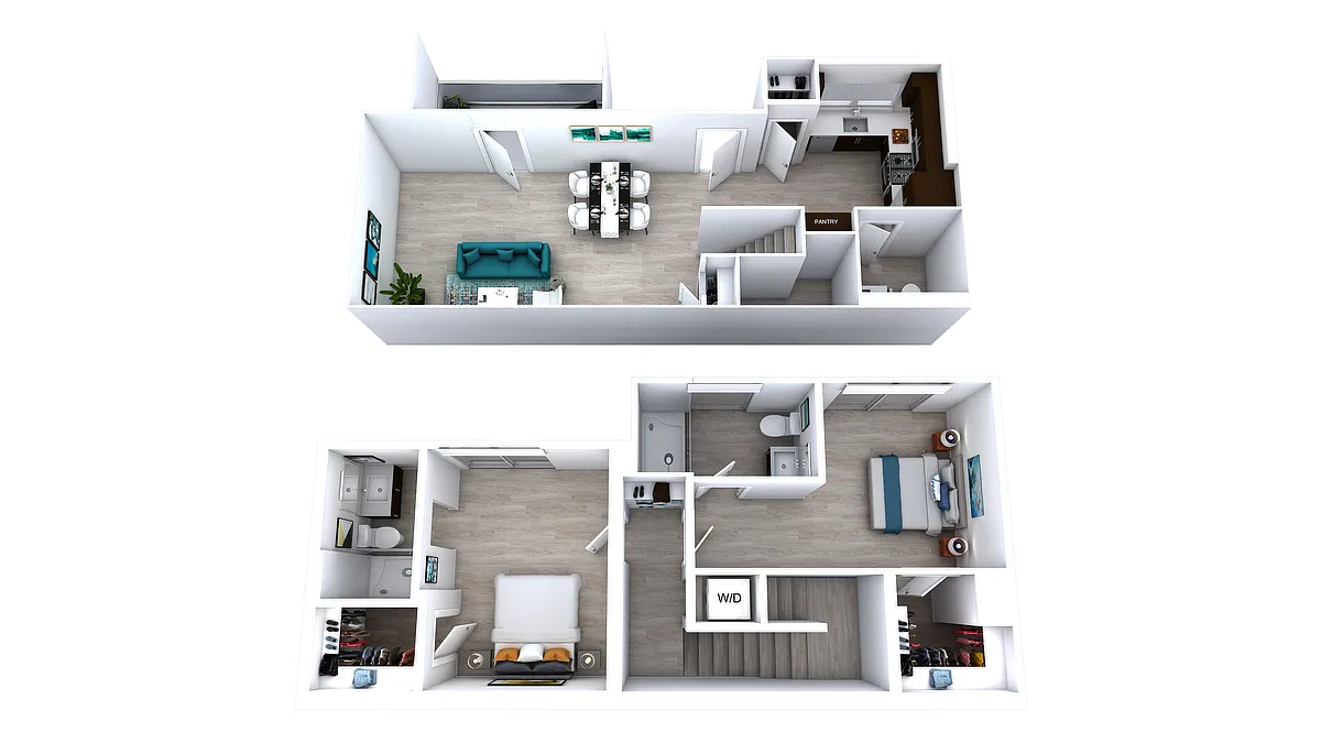 Floor plan Caledonia Townhome