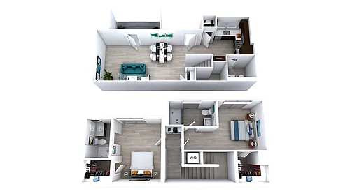 Floor plan Caledonia Townhome