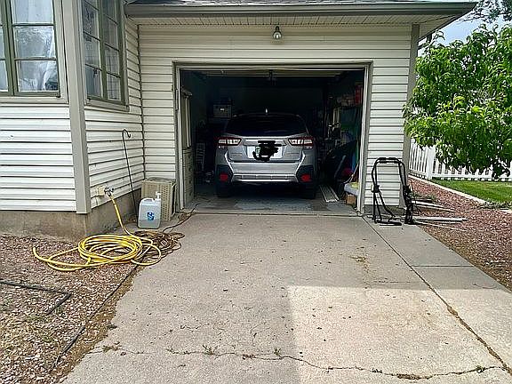 Attached single car garage 