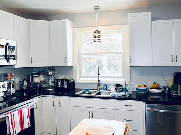 New stainless steel appliances including dishwasher