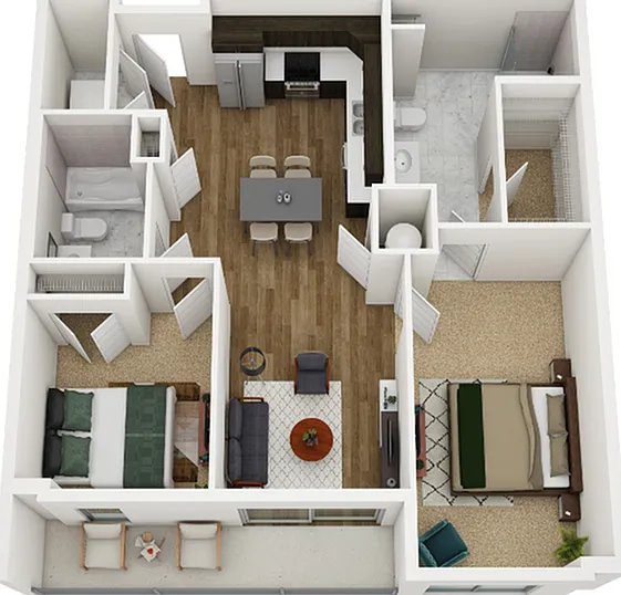 B4 2x2 909 sq ft B4 2x2 909 sq ft