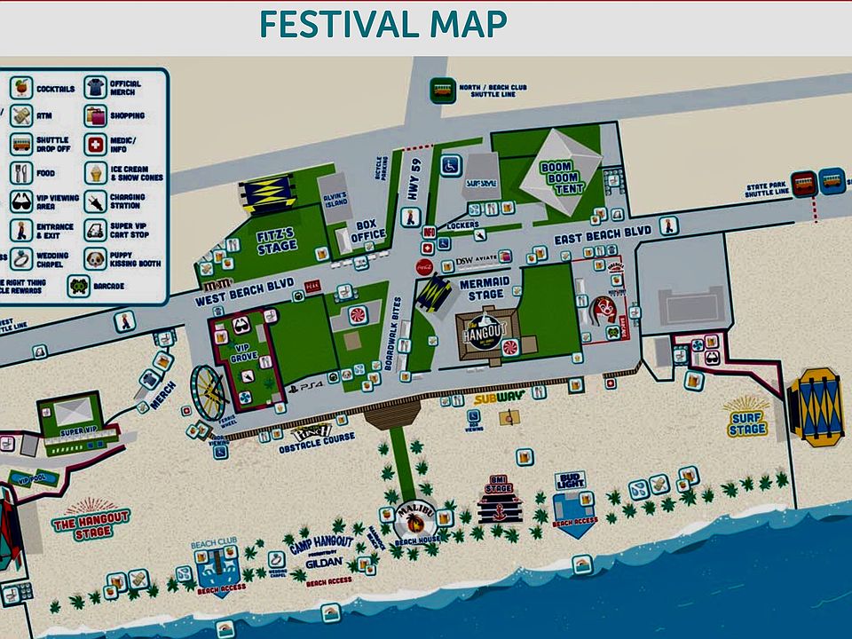 Walk to the festival!