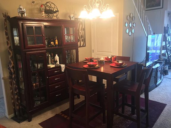 open concept dining room