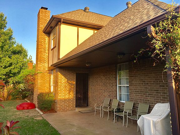 Big covered back porch