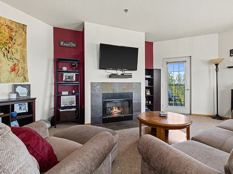 Great Room with gas fireplace