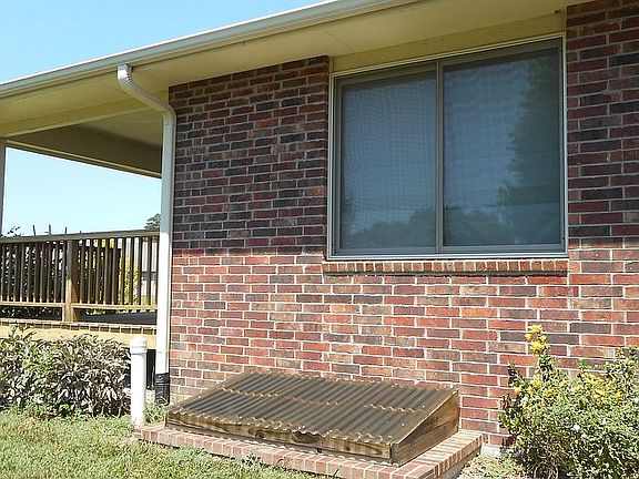 South view with egress windo