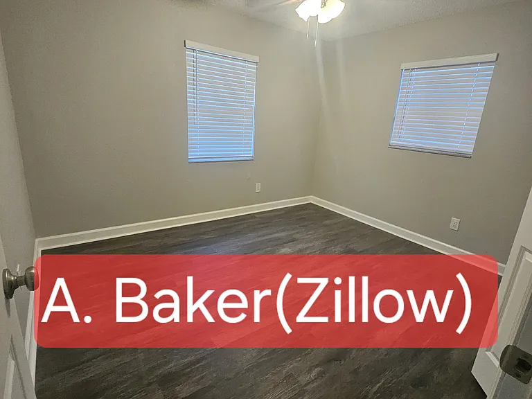 Master bedroom with walk-in closet