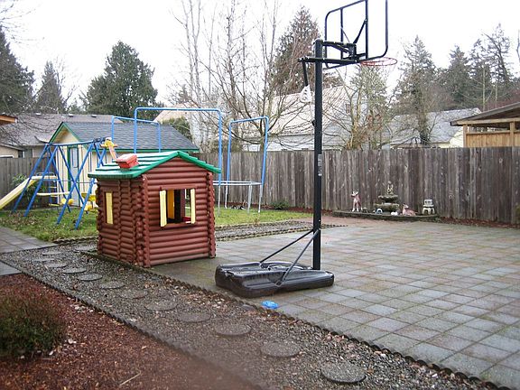 large backyard