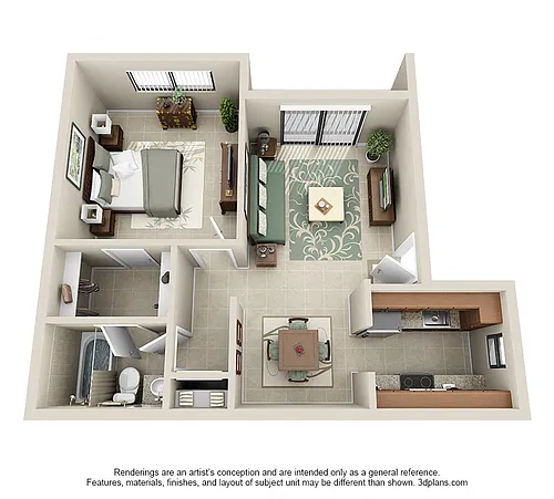 Floor plan Model A